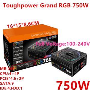 Levererar ny original PSU för Thermaltake (TT) ToughPower Grand RGB 850W 750W strömförsörjning TPG850AH3FSGR TPG750AH3FSGR TPG650AH3FSGR