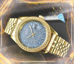 Donne eleganti da uomo Orologi a batteria al quarzo automatico Day Time Diamonds Ring Dot Orologio tre Sfiches Design Elegant Hour Calendario Bracciale Watch Bracciale