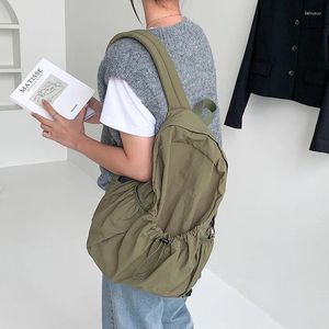 Backpack Unisisex Summer Back Pack Nylon Cloth Backpacks College Student School School Leisure Bag Bag Rucksack minimalista