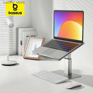 Outros componentes do computador Baseus Laptop Stand para MacBook Air Pro Pro dobrável Laptops verticais de alumínio com suporte ajustável para o suporte do tablet Y240418