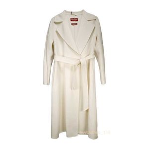 Płaszcz Designer Płaszcz damski kurtki wełniane mieszanki wełny płaszcza kurtka solidna kolorowy damski długi wiatrak klasyczny retro elegancki trend modowy f63c