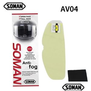 Radsporthelme Soman Visor Film Anti Nebel Motorradhelm für AGV Shoei HJC X14 K5 K3SV K1 Moto Accessoires Antifog -Objektiv Drop DHDZ6 DHDZ6