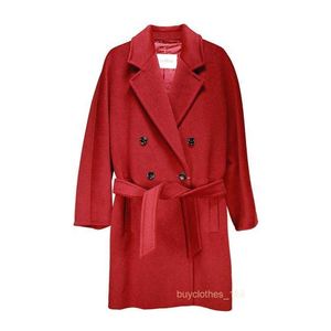 Designer Coat Womens Coat Jackets Wool Blends rockar Trench Jacket Single Breasted Solid Color Women's Slim Long Windbreaker Woolen 6b2j
