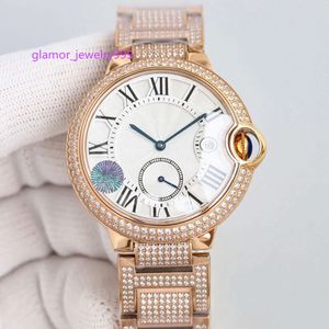 Diamond Watch Mens Automatiska mekaniska klockor 42mm Sapphire Business Women armbandsur med diamantspäckt stålarmband Montre de Luxe
