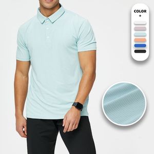 Lu Outdoor męskie sportowe koszulę polo męski Szybki suchy pot w krótkich polo top mężczyzn WroKout krótki rękaw LL510 Plus 4xl