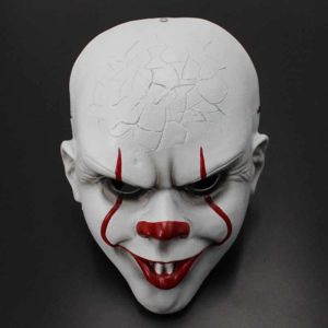 Masken Stephen Kings It: Kapitel zwei Pennywise Clown Mask Resin Cosplay Halloween Requisiten x0803