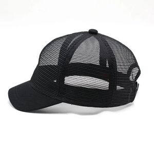 Mesh Short Brim Baseball Cap Fashion Sports Hatts for Men Women High Quality Unisex 240323