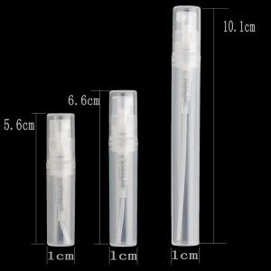 All-match Refillable Bottles Travel Transparent Plastic Perfume Bottle Atomizer Empty Small Spray Bottle toxic free and safe 2ml 3ml 5ml