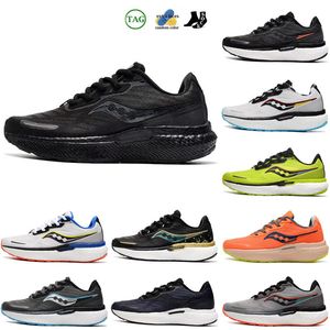 Tasarımcı Brooks 9 Koşu Ayakkabı Başlatma Erkek Kadınları Hayalet Hyperion Tempo Üçlü Siyah Beyaz Gri Sarı Turuncu Eğitmenler Gliserin Cascadia Spor Keyarları