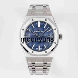 Piquet Audemar Luxury Mens Mechanical Watch ZF Factory 15400 Black Blue Grey Dial Swiss 3120 для Men Es Brandwatch xkyb Высокое качество