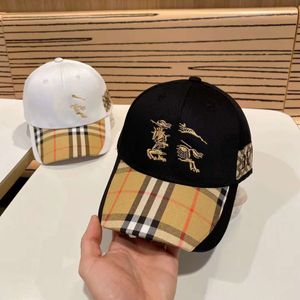 Gorjeta de tampa de beisebol de grife para homens Mulheres Chapéus Casquette Classic Style Telas com chapéus solares ajustáveis