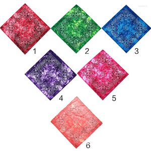 Party Supplies Paisley Bandanas Motorcycle Mask Square Scarf Handkerchief Cowboy Wraps Drop