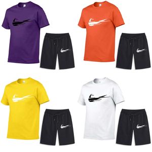 Дизайнерская летняя рубашка мужские спортивные костюмы наборы бегун