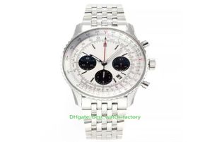 Vendita di orologi di alta qualità 4 stile 43 mm Navitimer B01 cronografo Working Sapphire Transparent Asia 7750 Movimento automatico M3061642