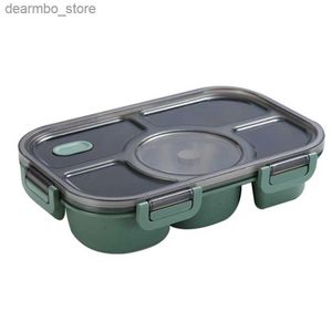 Bento Boxes Beau-Bento Box Style Food Container Lagring Lunch Box For Kids With Soup Cup Japanese Snack Box Isolated Lunch Container L49