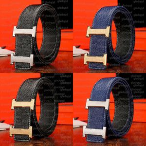 Designers Men Belts Classic Fashion Business Casual Belt Wholesale Mens Waistband Womens Metal Buckle Leather Width 3.8cm Orange Box s