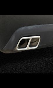 Edelstahl -Auto -Schwanzabdeckungsabdeckung 2PCS für Mercedes Benz R Klasse 320 350 400 201017 Heck Entlüftungsdekoration Rahmen6843284