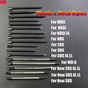 Högtalare 1st Metal Telescopic Stylus Plastic Stylus pekskärmspenna för 2DS 3DS NYA 2DS LL XL NYA 3DS XL för NDSL DS Lite NDSI NDS WIIU