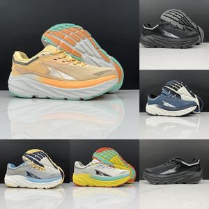 Altra Designer Men Mulheres Sapatos Casuais via Olympus 2 Racing Running Sneakers Maratona Profissional Treinadores Almofados Big Size 46 47