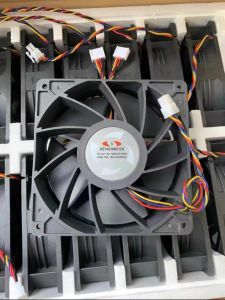 Zincir / Madenci Orijinal Whatsminer Fan 14cm 12V 7.2A 4 Pin / 6pin Konektör Fanı Whatsminer M20S M21S M31S M30S M32 Soğutma Fanı