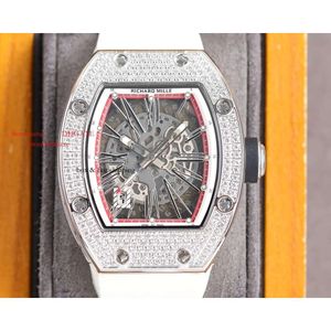 다이아몬드 남성 Superclone Luminous Scale RM010 Montre Milles Watches Watches RM010 Mechanics Richa Designer Lades 'Luxe Skeleton 9744