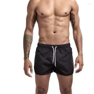 Herren Shorts Sommer Elastic Taille Sports Beach Hosen Outdoor Fitness atmungsaktives dünne Kleidung