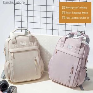 Outros acessórios de computador feminino laptop mochilas Daypack Girl School Bag 15,6 polegadas para MacBook Air Pro Huawei HP Dell Asus Acer Lenovo Bolsa à prova de choque Y240418