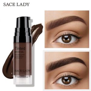 Enhancers SACE Lady Liquid Enhacer Dye Eyebrow Gel Gream Waterproof Long varaktigt ton Makeup Looth Eye Brow Wax Dye Cosmetic