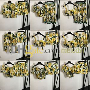 Flower Print Skirt Set Summer Vacation Beach Sling Dress Women Sexy Crop Tees Tops Fashion Printed Pleated Skirts for Holidays