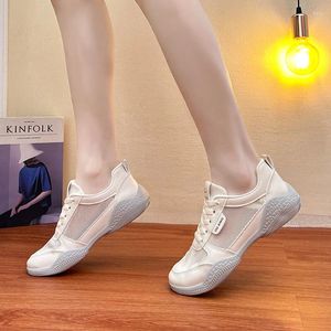 Casual Shoes In The Summer Of Ins Han Edition Net Surface Breathable Sandals White Shoe Female Students Street Snap At