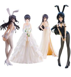 Мягкое тело Rascal не мечтает о девушке -кролике Senpai Sakurajima Mai Sexy Anime Pvc фигура с коллекцией игрушек модель кукол подарки3308416