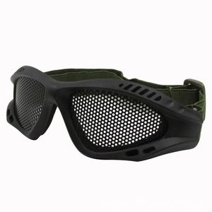 High Quality Hunting Tactical Paintball Goggles Eyewear Steel Wire Mesh Airsoft Net Glasses Shock Resistance Eye Game Protector
