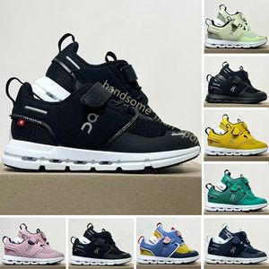 2024 su cloud kids scarpe sportive all'aperto atletico UNC Black Children White Boys White Girls Sneakers Casual Kid Walking Toddler Sneaker 22-35 T8 EUR