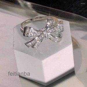 Pierścieniowe pierścionki Pierścienia Pierścienia Białe złote kobiety Mosan Diamond Wedding/zaręczyny/rocznica/urodziny/imprezę/walentynki Prezent