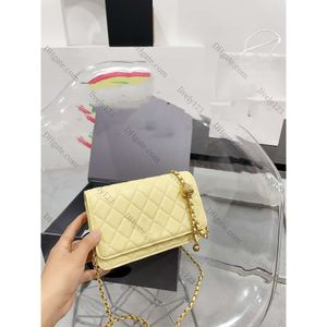 2024 Woc Bag Designer Bags Womens Shoulder Flap Designer Bag High Quality Handbag Genuine Leather Pink Black White Chain Bag Pearl Gold Ball Diamond Wallet Wealth Bag