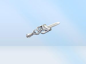 Pendant Luxury Design Halsband Fashion Jewelry Bar Male Domineering 925 Sterling Silver Holy Sword Quan Zhilong Samma Ch Original R1959652