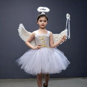 Baby White Angel Creative Stage Performance Costume