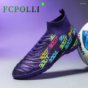 Sapatos de futebol americano de futebol esporte de futebol profissional unissex anti-deslizamento interno botas de meias masculino tênis de treinamento para mulheres vestíveis