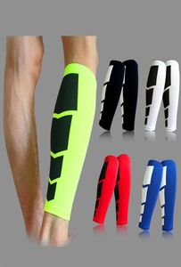 Kvinnliga män 1pc benkalv Stöd Shin Guard Base Lay Compression Running Soccer Football Basketball Lege Safety8816194