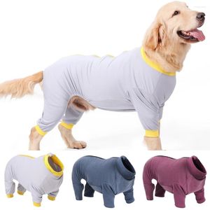Dog Apparel Recovery Suit Jumpsuit Clothes Winter Warm Homewear For Small Medium Large Dogs Male/Female Overalls
