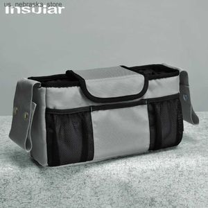 Diaper Bags Baby stroller mummy organizer bag nap diaper cart baby Q240419