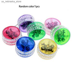 Yoyo LED Flash Yoyo Ball Childrens Clutch Mechanical Magic Yoyo Ball Childrens Toy Gifts Party Fashion Toys Q240418