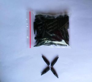 100pcspack 1RL Disposable Black Tattoo Permanent makeup Plastic needle capsTips for BIOTOUCH tattoo machine7695628