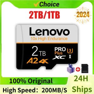 Cards Lenovo Micro TF/SD Memory Card 2TB 1TB V30 U3 128GB 512GB SD Card SD/TF Flash Card Class 10 Memory Card For Nintendo Switch