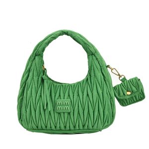 Moda trend torebki dla kobiet designerka plisowane torby pod pachami miękkie skórzane damskie torba na ramię letnie torebki obiadowe torebki