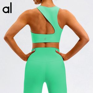 AL-127 Women Yoga Outfits Summer Sports Vest Girls Running Sport Bra Ladies Casual ärmlös Top Bra