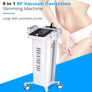 Multifunzione 9 in 1 forte cavitazione 40k cet ret 44khz radifrequenza vuoto rf body sliming machine