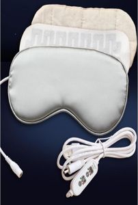 Silke uppvärmd ögonmask för torra ögon 3 -läge USB Wormwood Steam Warm Compress Eye Mask for Puffy Eyes USB uppvärmda ögonlapp Chalazion 24805408