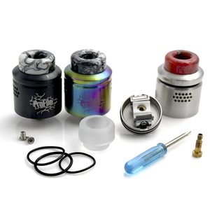 Profil RDA Tank 24mm Ayarlanabilir Mesh Pro RDA Telli Tek Çekirdekler Squonk BF PIN Yeniden İnşa Edilen Tanklar