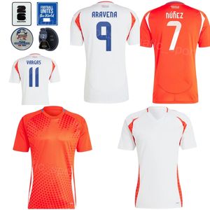 Adulto Copa America Cile 13 Erick Soccer Jersey 2024 National Team 15 Valdes 17 Medel 23 Vidal 15 Beausejour Vidal Medel Araguiz Pulgar Maripan Calcio Kit